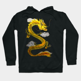 Asian Golden Dragon Hoodie